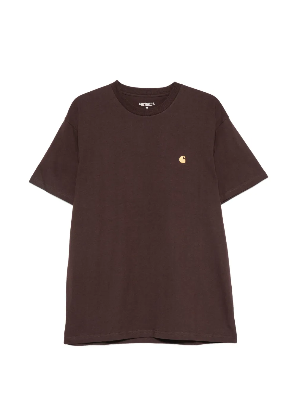Carhartt WIP logo-embroidered T-shirt - Braun