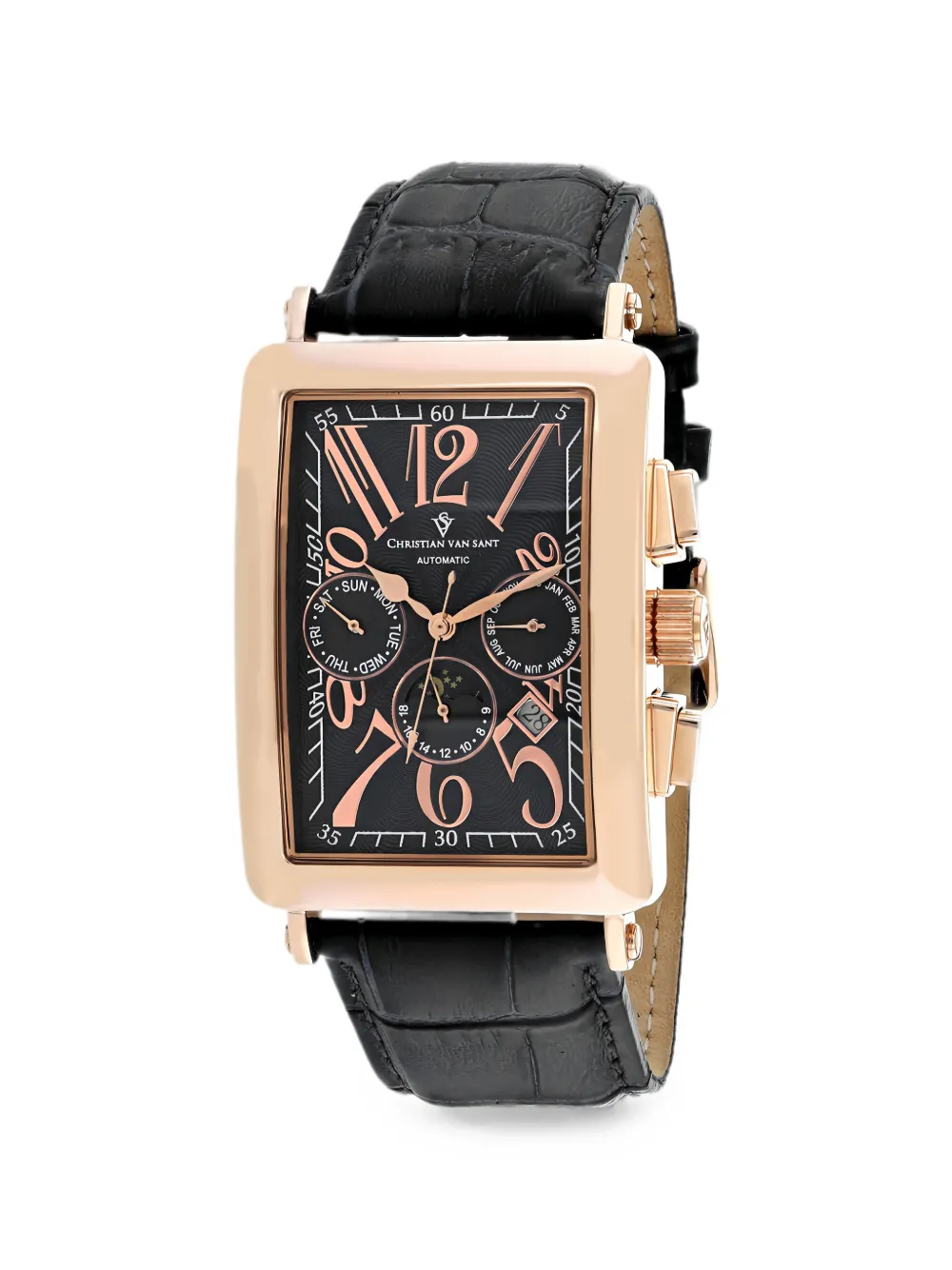 CHRISTIAN VAN SANT Prodigy 52mm watch - Nero