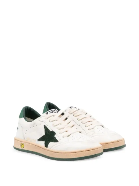 Golden Goose Kids tenis Star Patch de piel