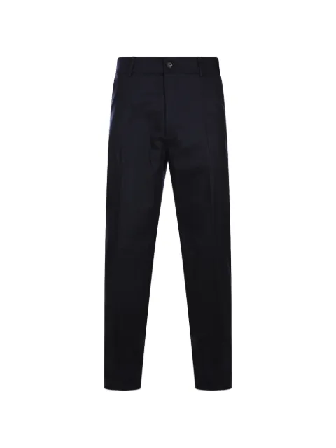 Eleventy belt-loops button-fastening trousers