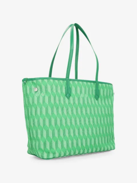 Au Départ Tote. 47 jacquard coated-canvas tote bag