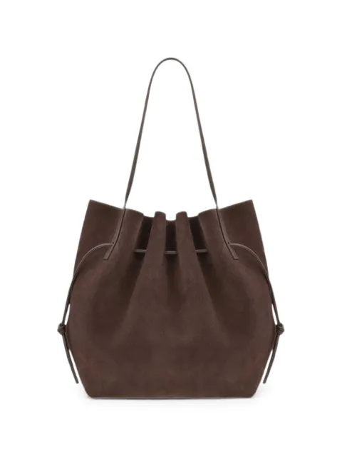 Yuzefi Bolsa tote Scallop de camurça