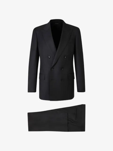 TOM FORD herringbone double-breasted suit