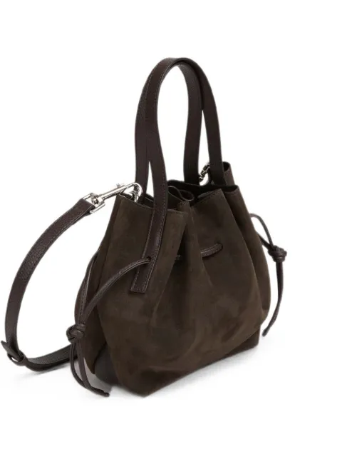 Yuzefi Scallop suede tote bag