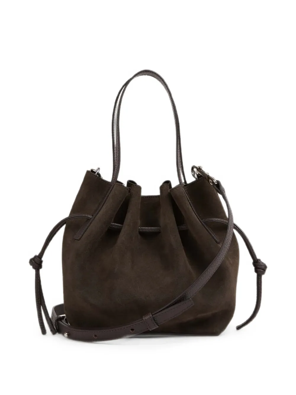 Yuzefi Scallop suède shopper Bruin