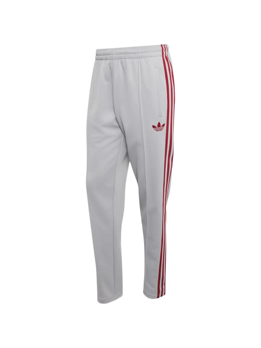 adidas x Liverpool FC logo-embroidered side-stripe track pants - Grigio