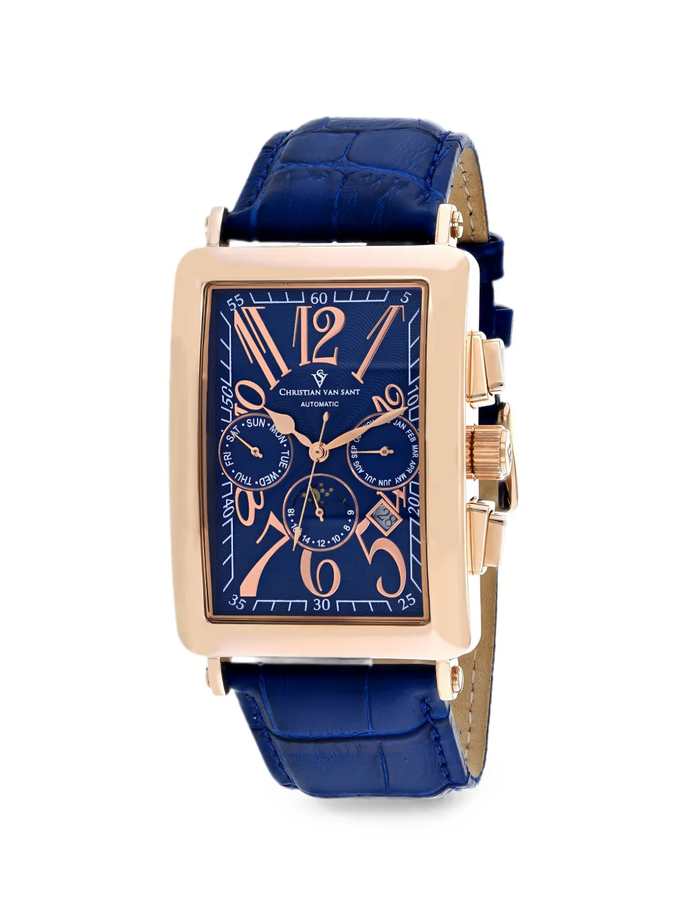 CHRISTIAN VAN SANT Prodigy 52mm watch - Blu
