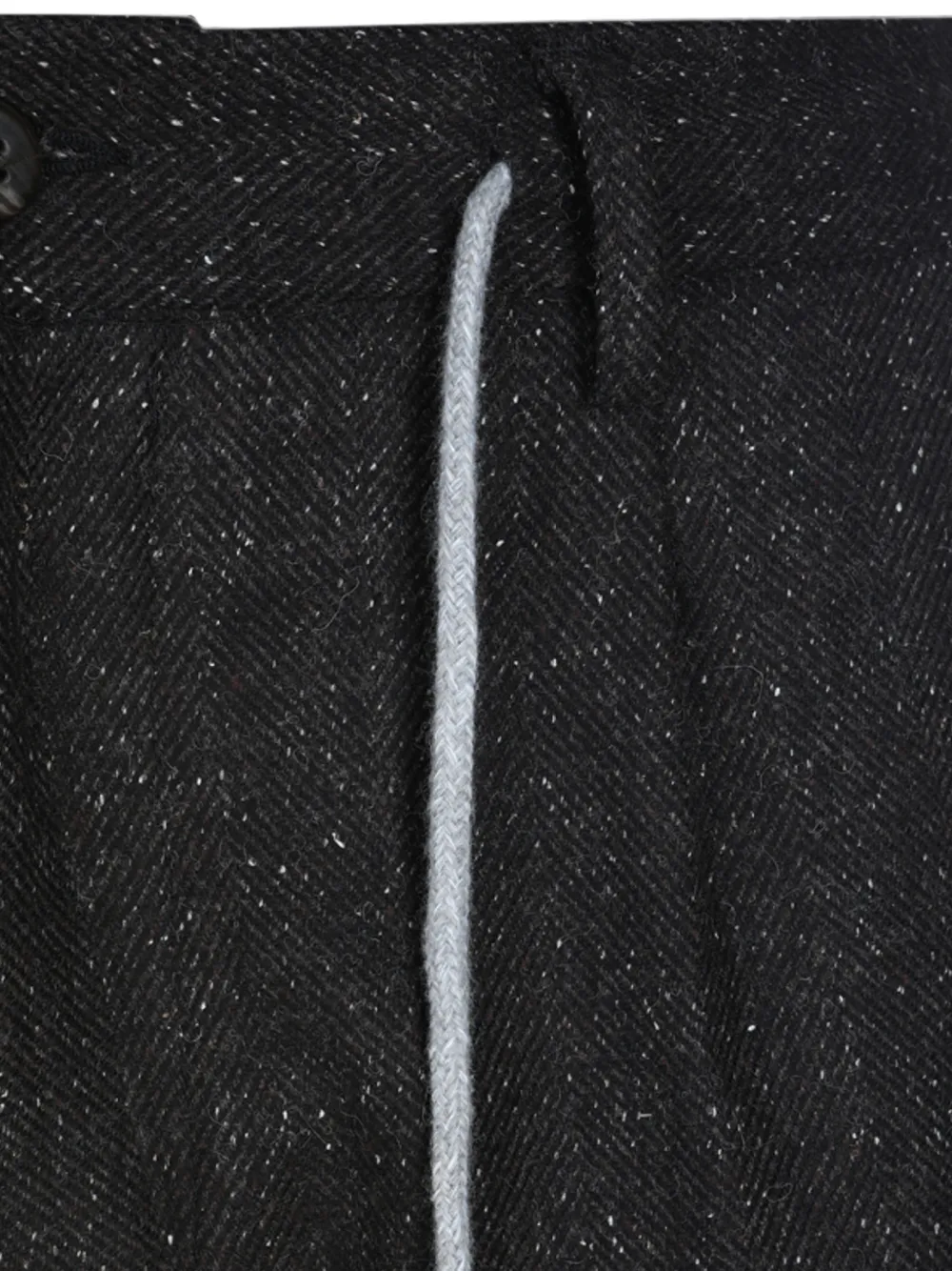 Eleventy Broek met trekkoord Zwart