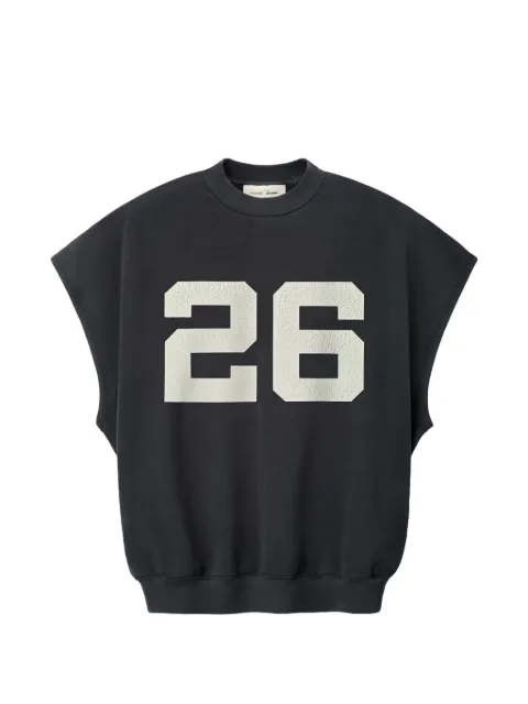FEAR OF GOD ESSENTIALS relaxed fleece cutoff sweatshirt