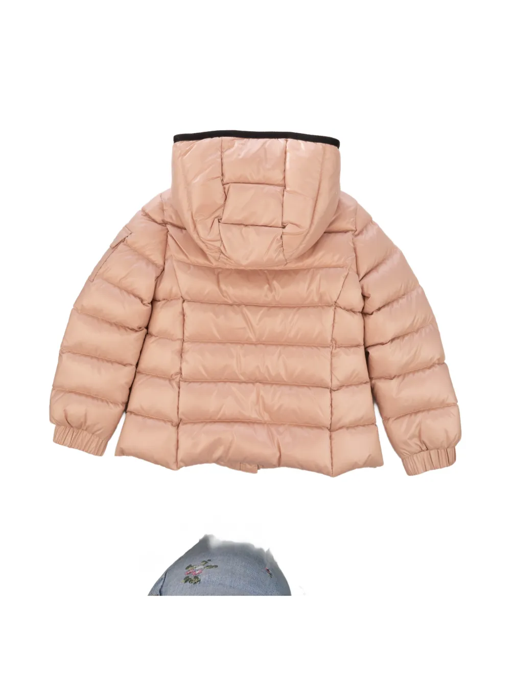 Moncler Enfant Bady hooded jacket Roze