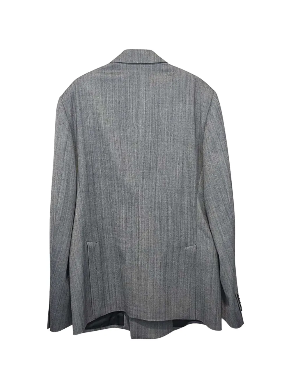 Lardini double-breasted wool blazer Grijs