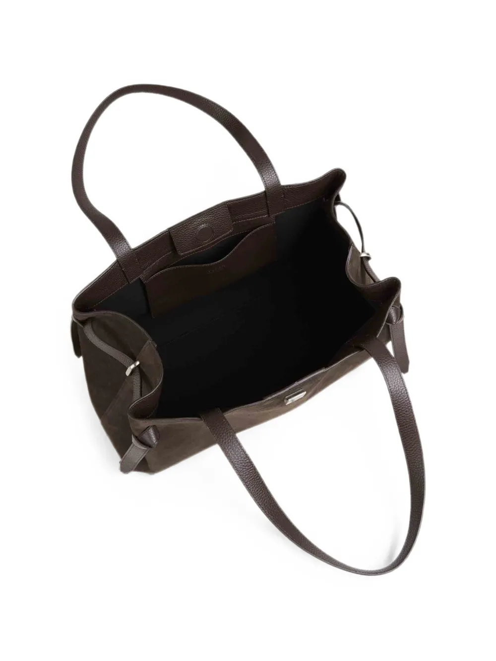 Yuzefi Gyoza suède shopper Bruin