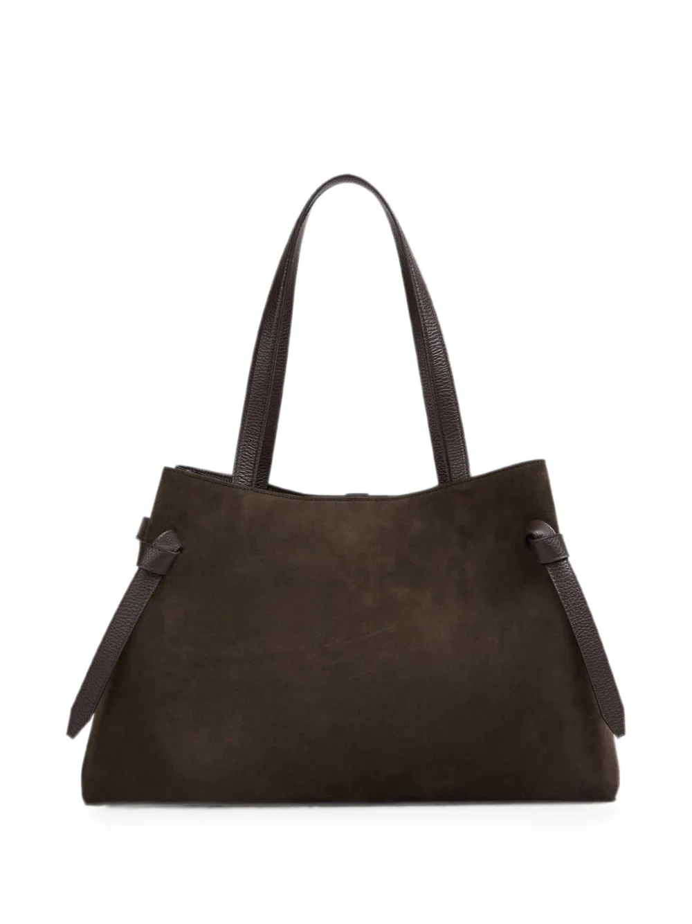Yuzefi Gyoza suède shopper Bruin