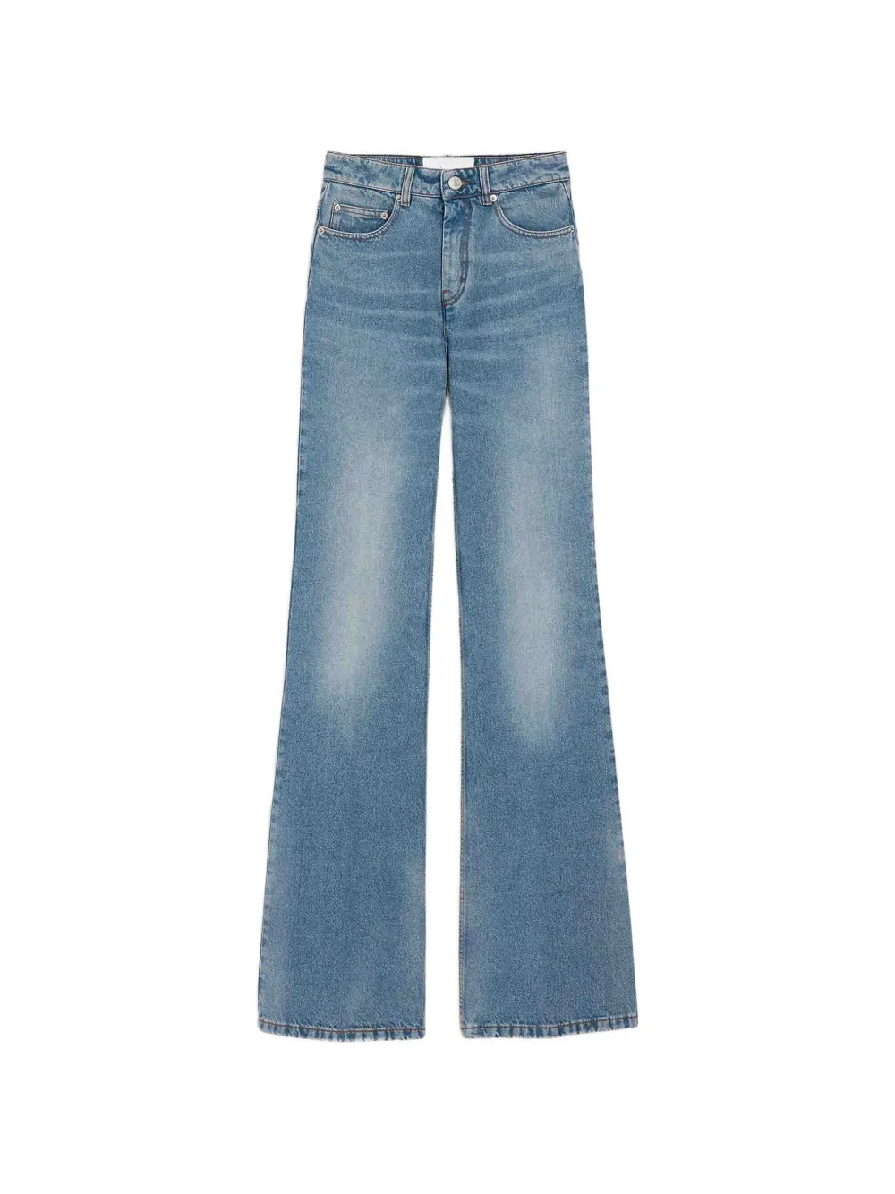 AMI Paris blue flare-fit cotton jeans - Blau