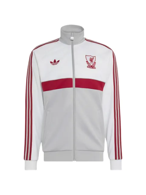 adidas x Liverpool FC logo-embroidered jacket