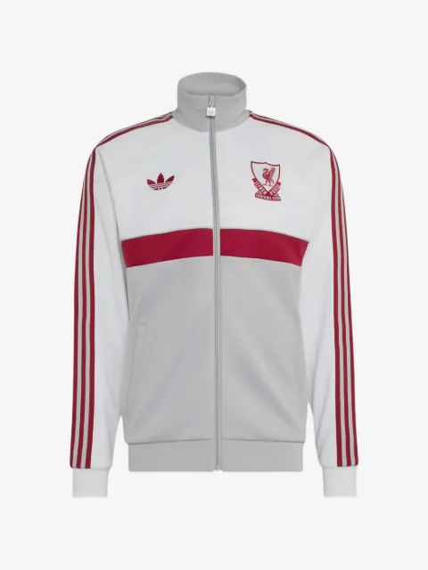adidas x Liverpool FC logo-embroidered jacket