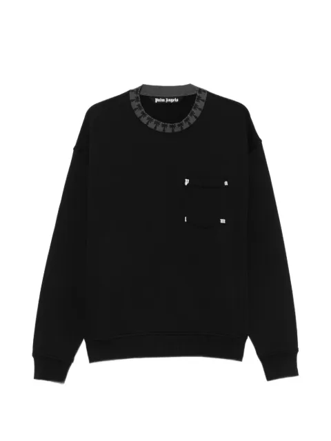 Palm Angels crew-neck pocket sweatshirt