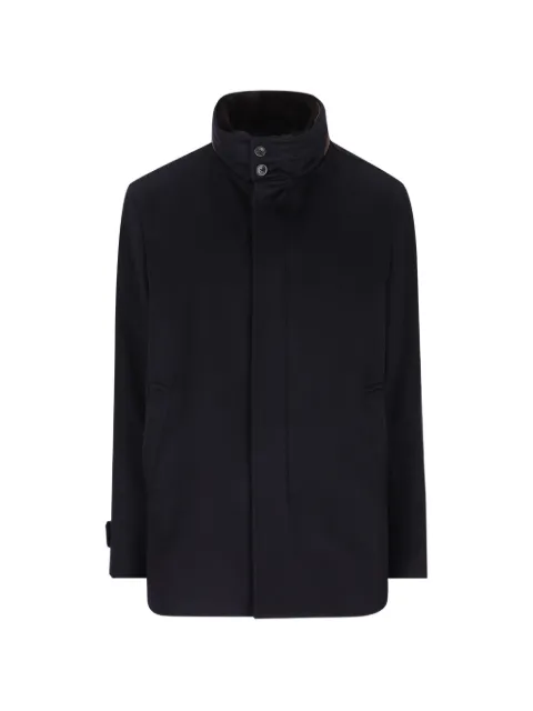 Herno high-neck button-up jacket
