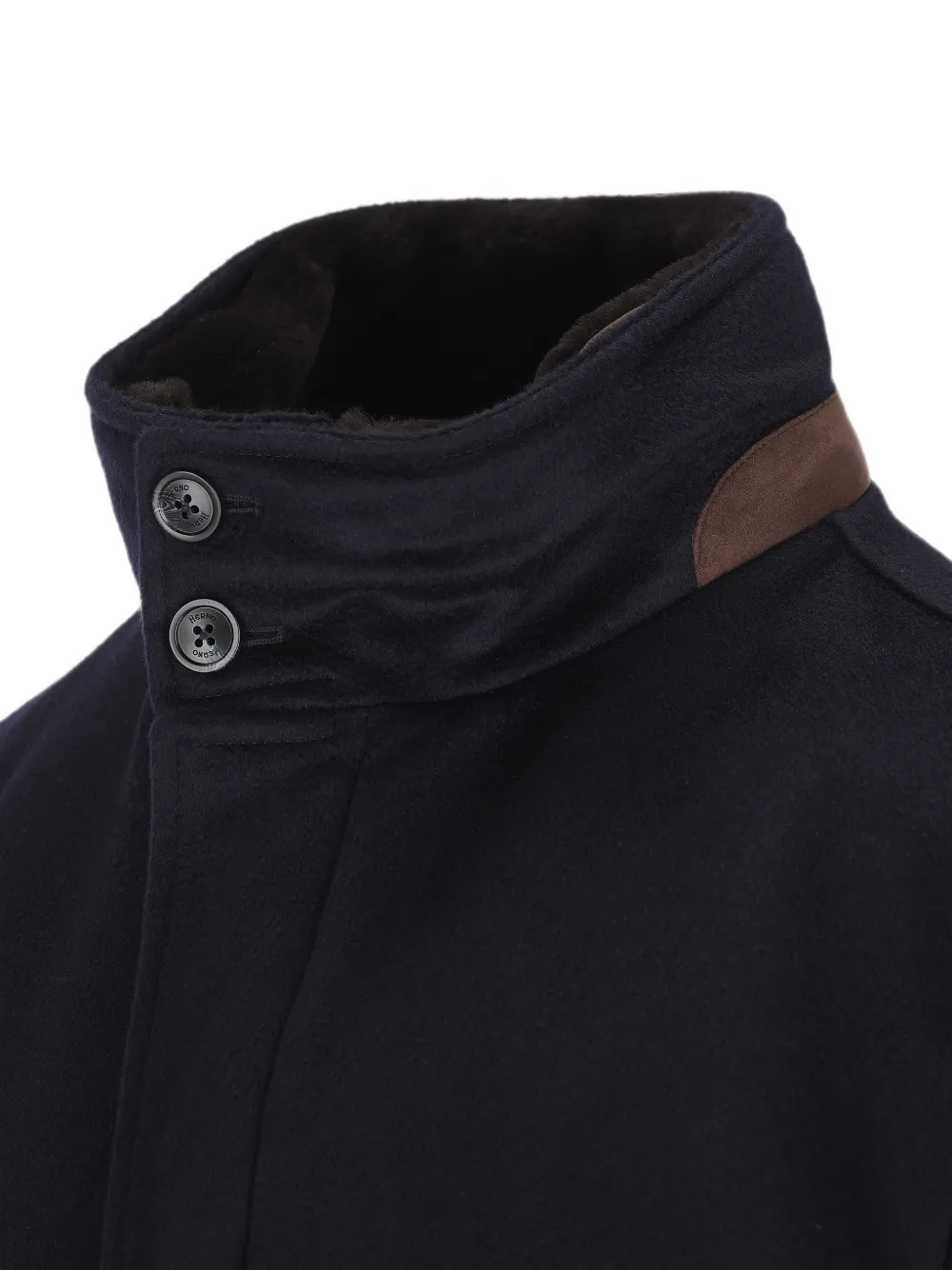 Herno Jack met hoge hals Blauw