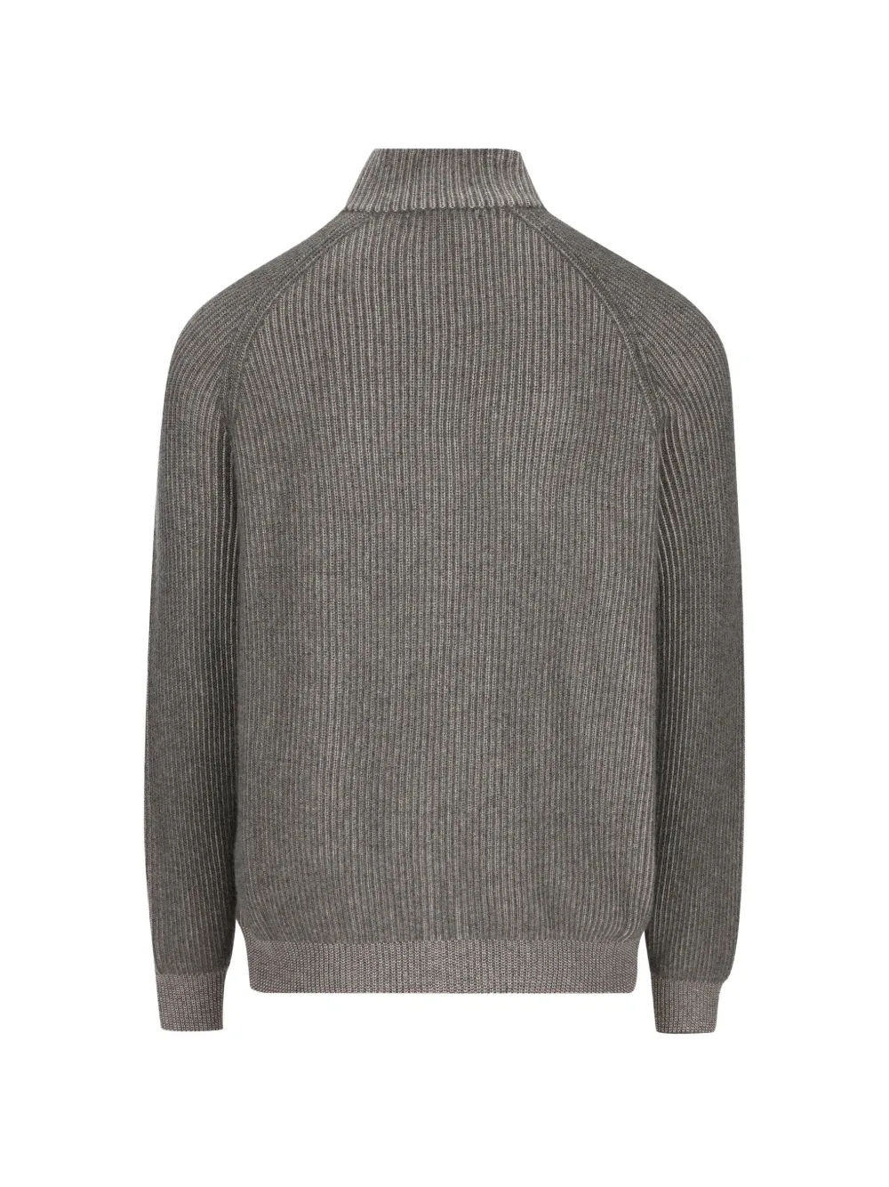 Brunello Cucinelli Ribgebreid vest Grijs