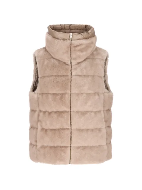 Herno padded faux-fur gilet