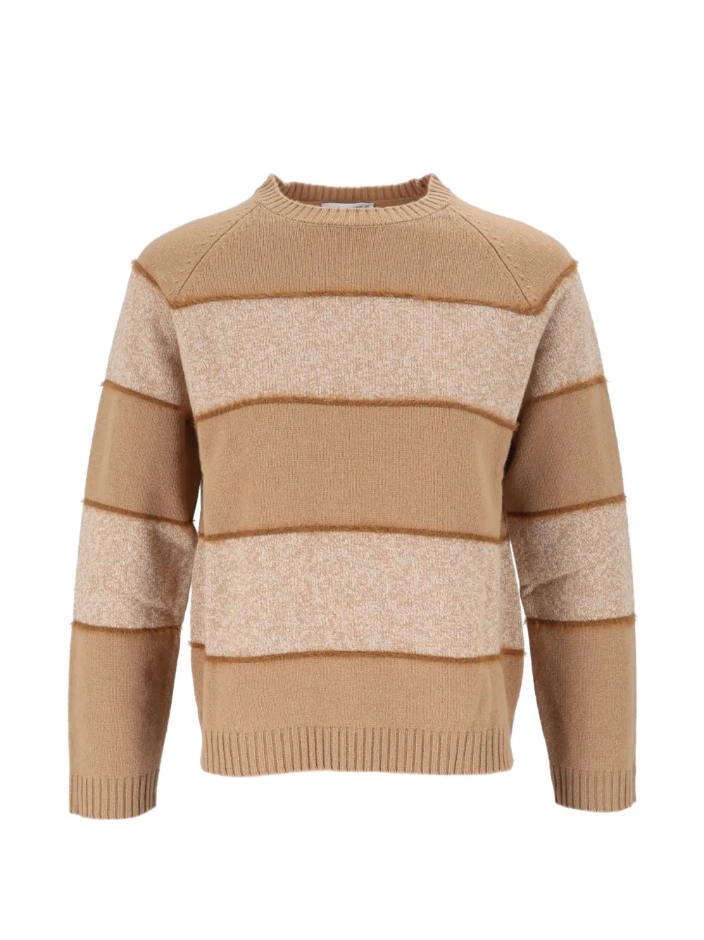 Kangra striped wool-blend sweater - Toni neutri