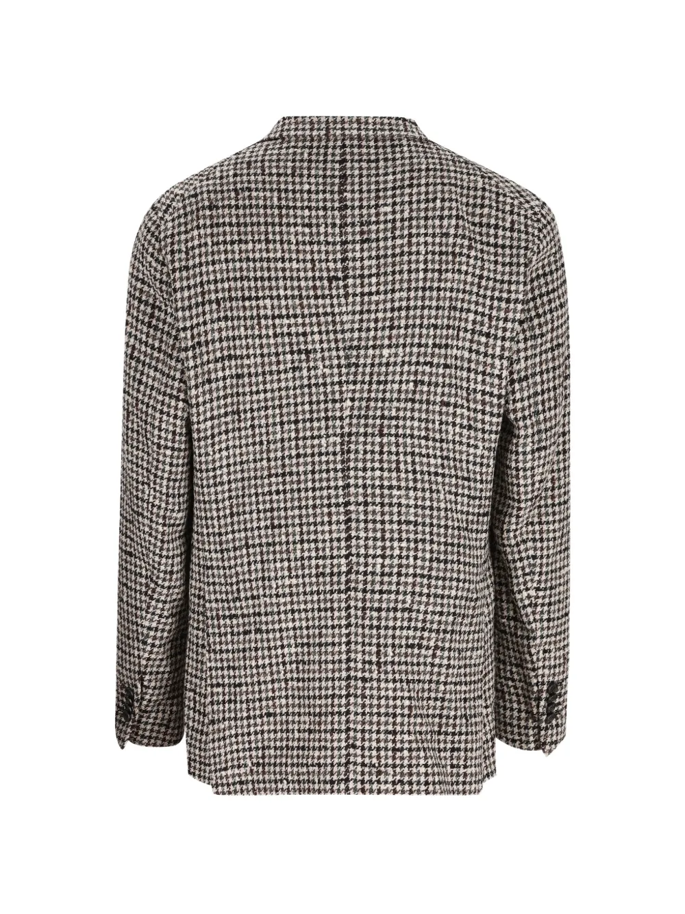Tagliatore Blazer met pied-de-poule print Bruin