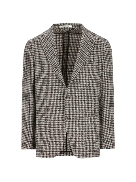 Tagliatore blazer con botones y motivo pied de poule