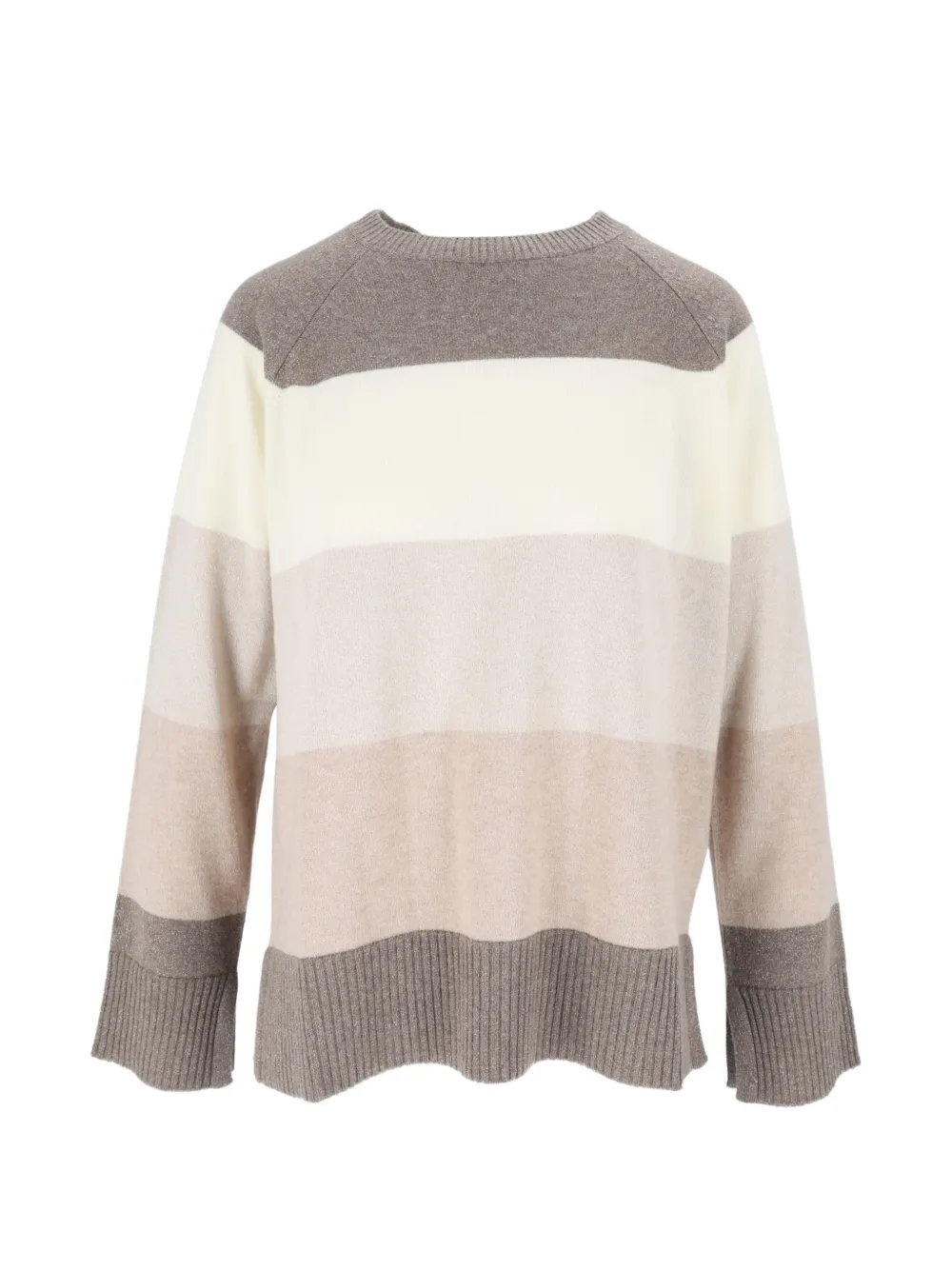 Kangra long-sleeve striped sweater - Nude