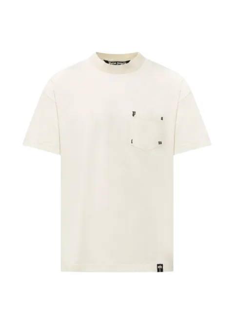 Palm Angels chest-pocket logo-print T-shirt