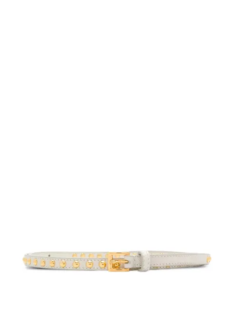 Prada Saffiano stud-detail belt