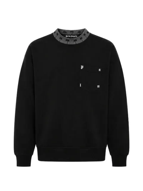 Palm Angels Palm rib regular crew sweatshirt