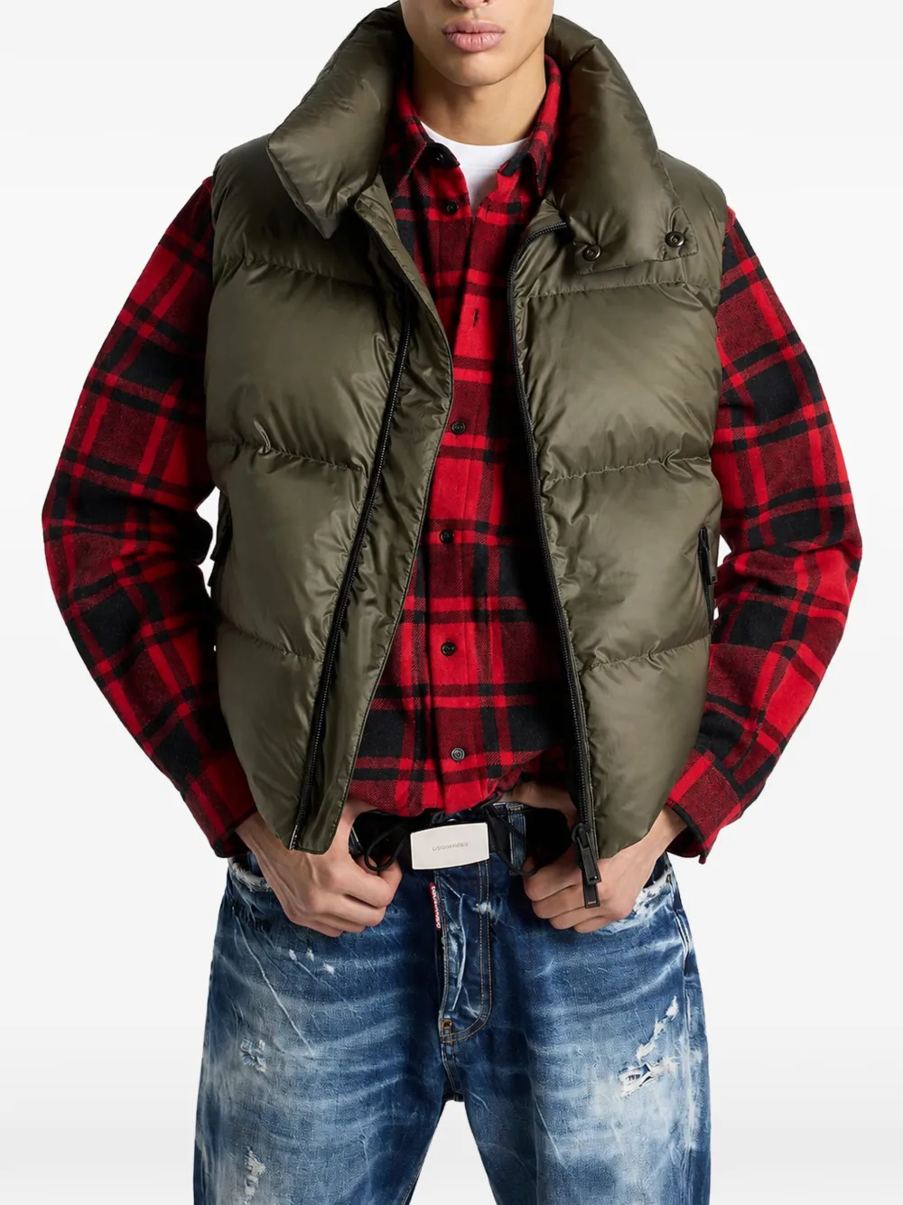 DSQUARED2 Upside Down top Groen