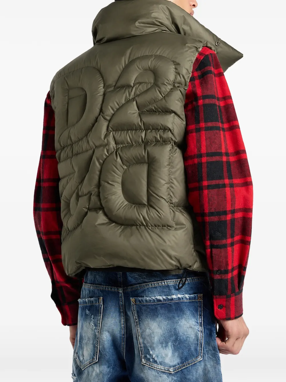 DSQUARED2 Upside Down top Groen