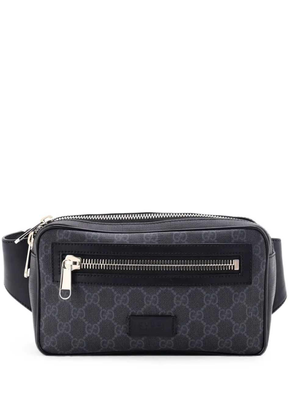 Gucci Pre-Owned Soft Zip GG Coated Canvas Small belt bag - Nero