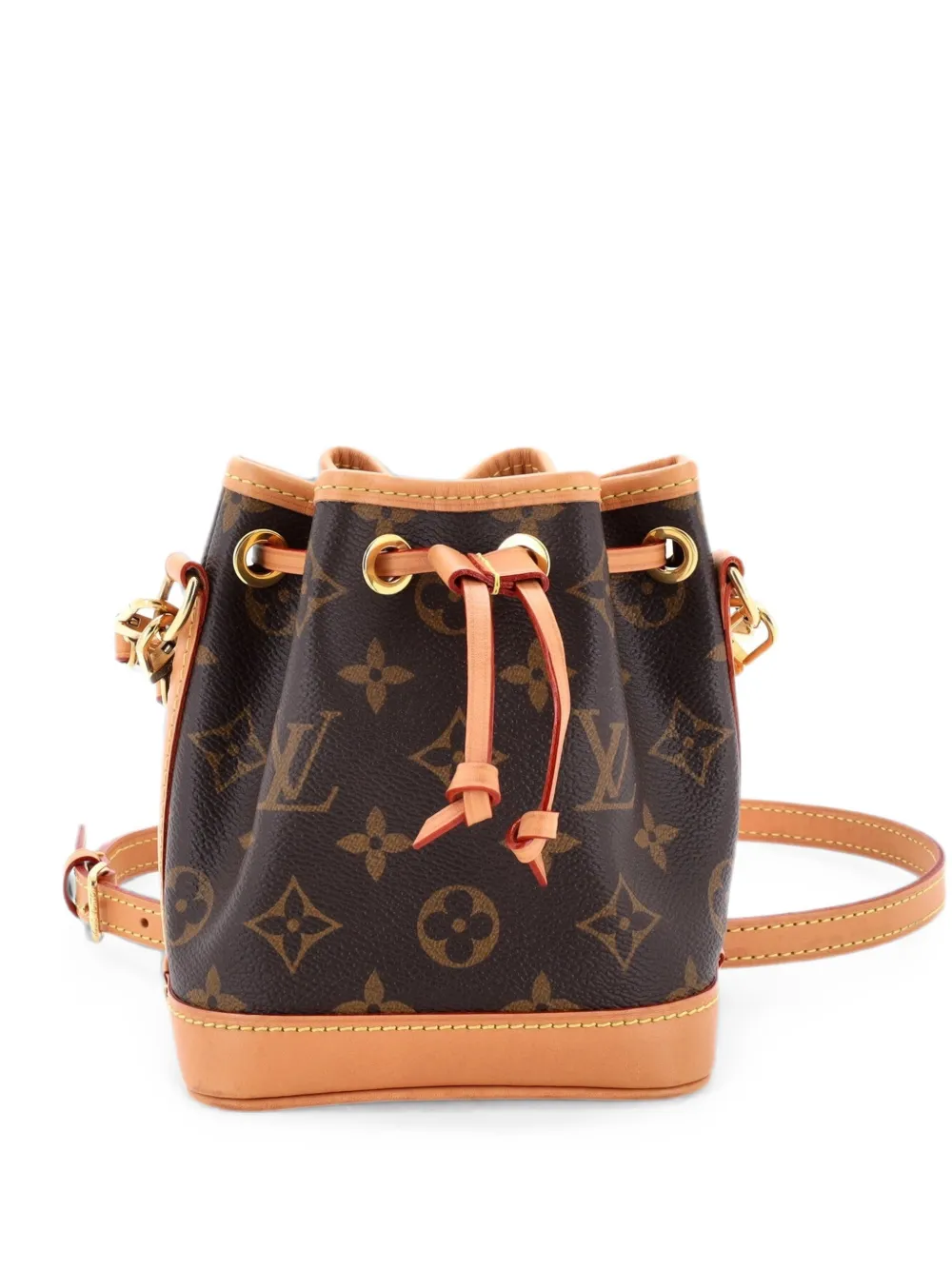 Louis Vuitton Pre-Owned Noe NM Handbag Monogram Canvas Nano bucket bag - Marrone