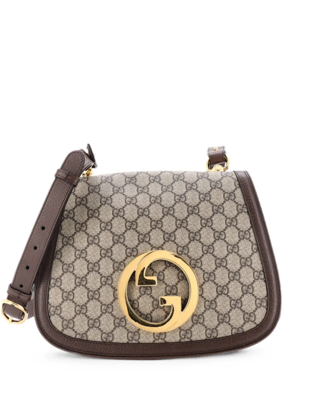 Gucci Pre-Owned Blondie NM Top Handle Bag GG Coated Canvas Medium satchel - Marrone