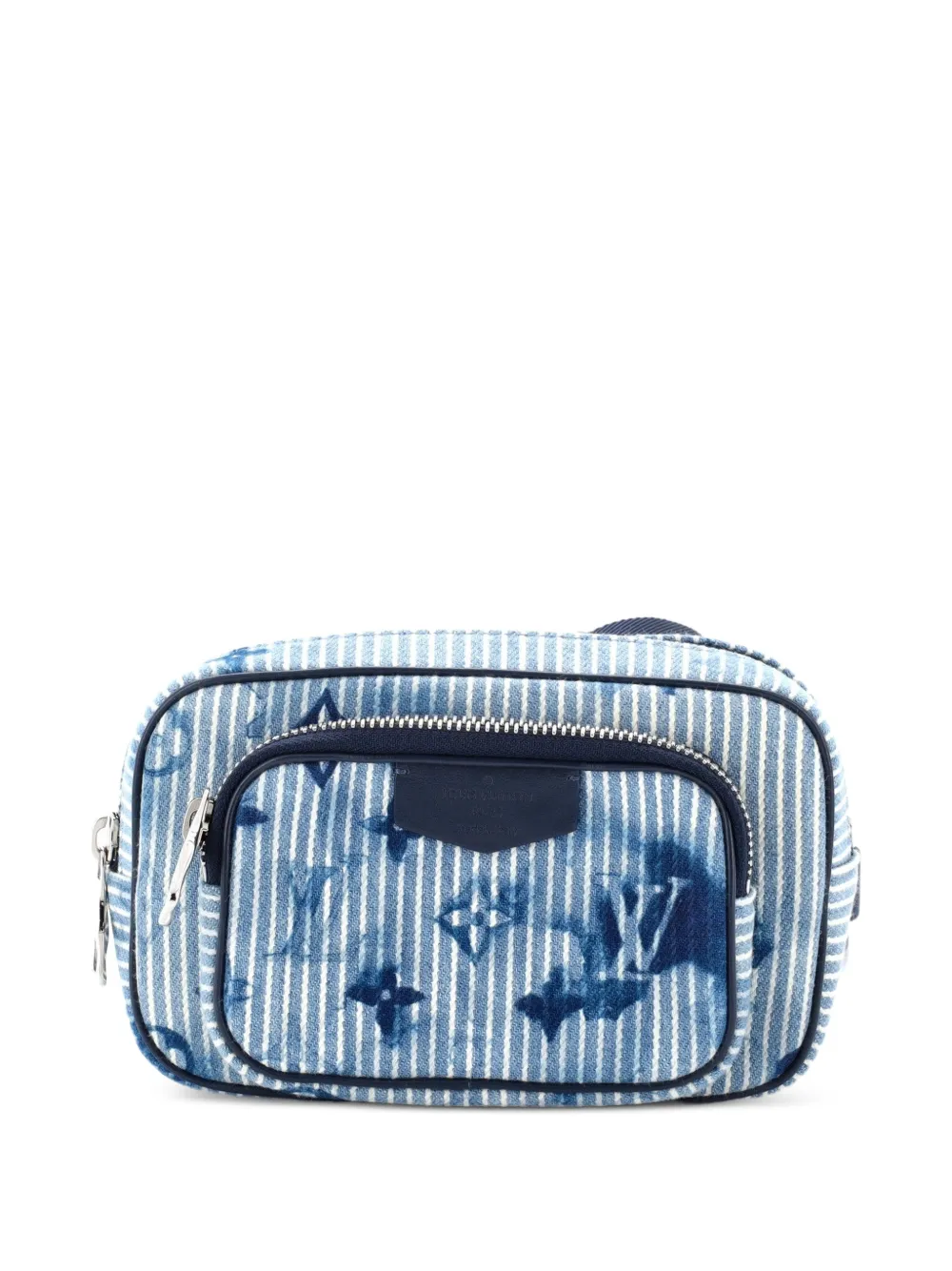 Louis Vuitton Pre-Owned Outdoor Pouch Limited Edition Monogram Watercolor Stripes Denim crossbody bag - Blu