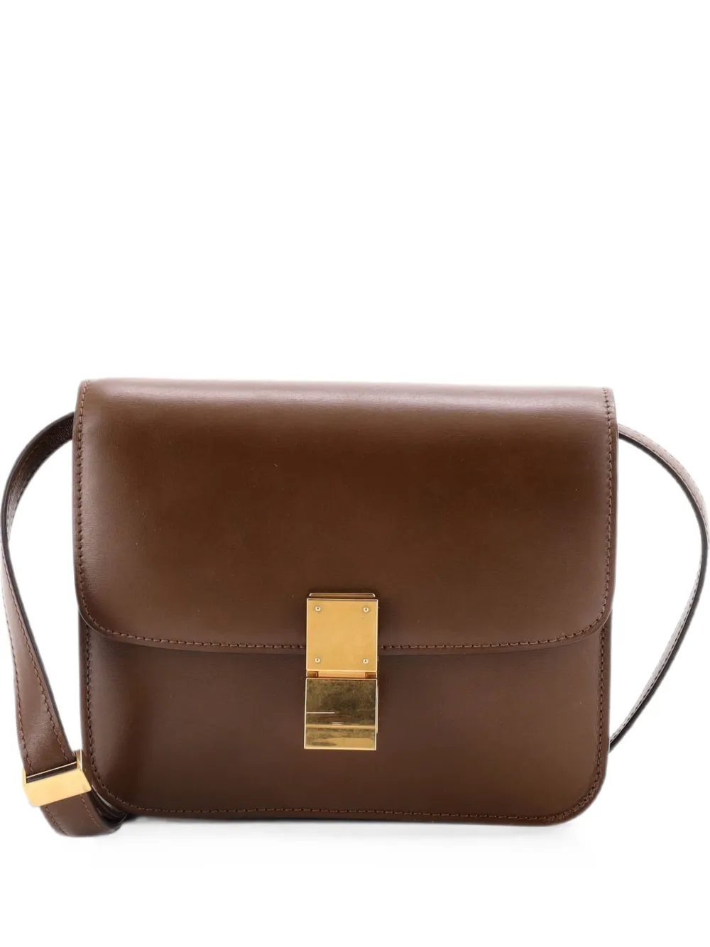 Celine Pre-Owned Classic Box Bag Smooth Leather Teen shoulder bag - Braun