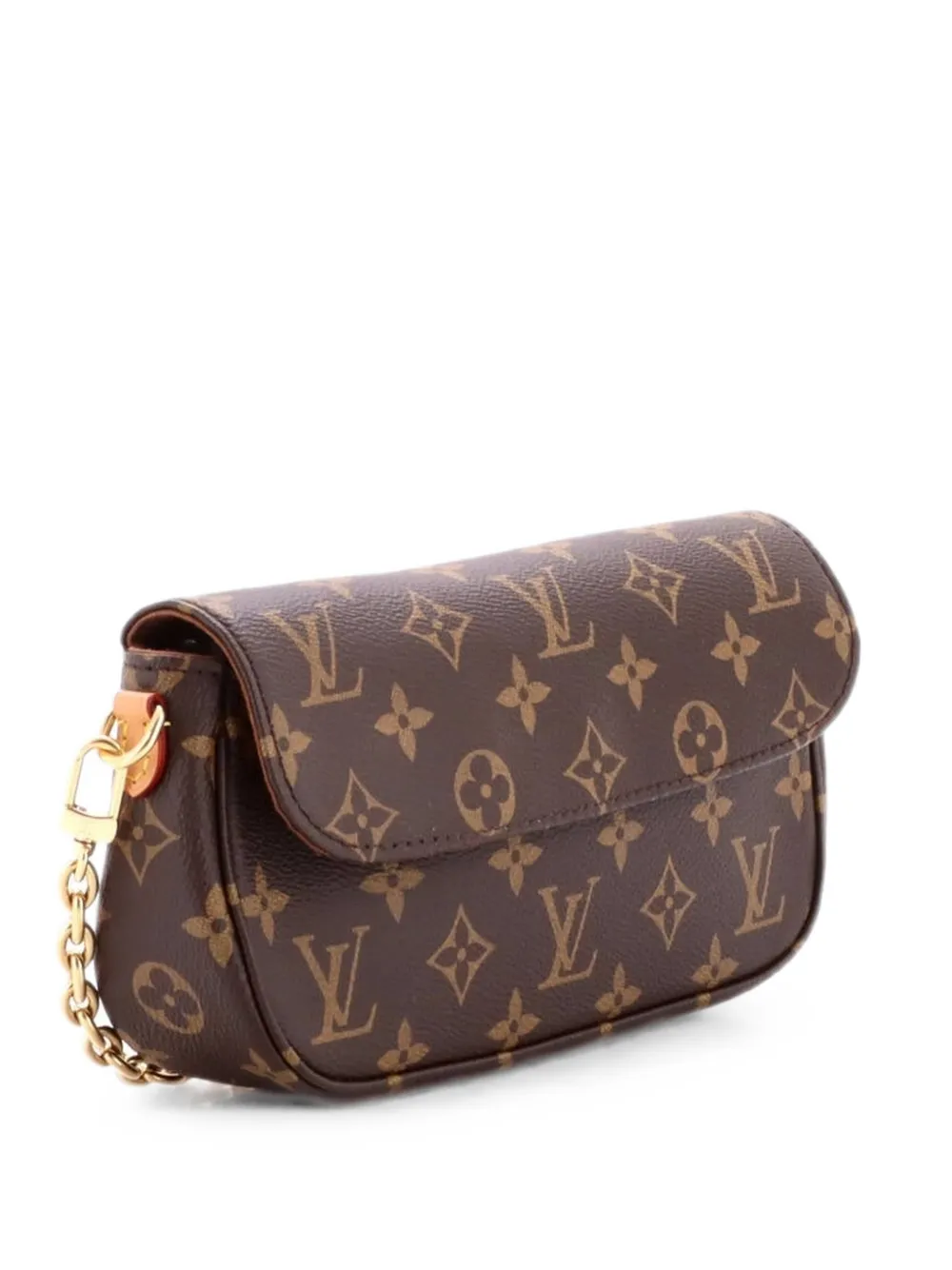 Louis Vuitton Pre-Owned Ivy Wallet on Chain Monogram Canvas shoulder bag - Braun