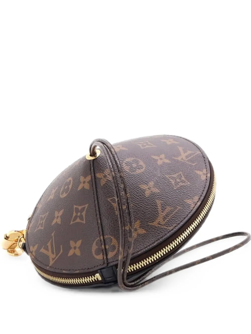 Louis Vuitton Pre-Owned Toupie Handbag Monogram Canvas clutch bag - Marrone