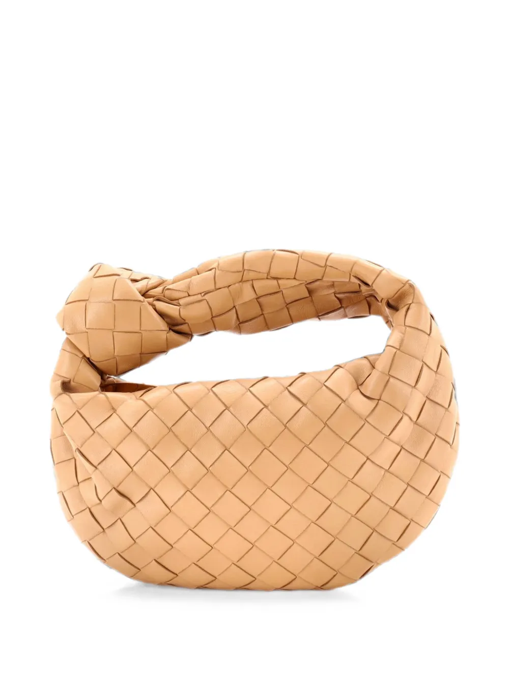 Bottega Veneta Pre-Owned Mini BV Jodie Intrecciato Beuteltasche - Nude