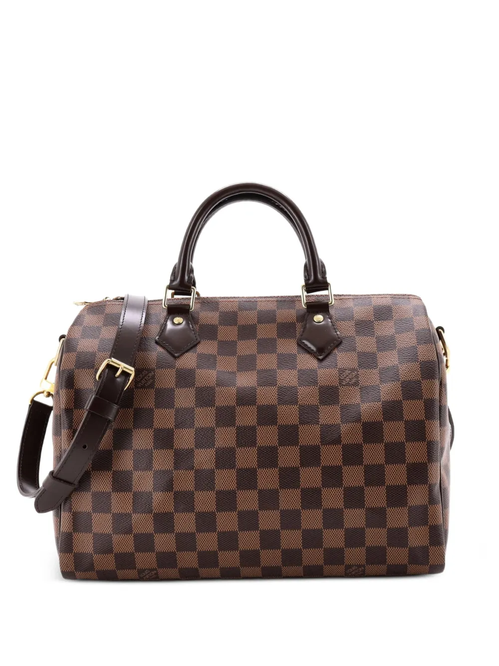 Louis Vuitton Pre-Owned Speedy Bandouliere Bag Damier 30 shoulder bag - Braun