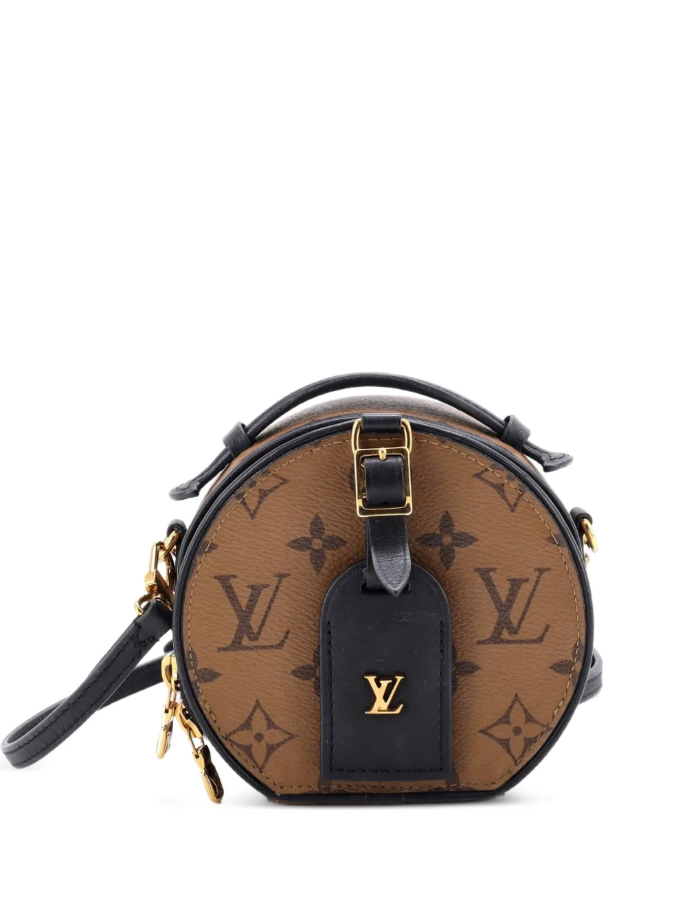 Louis Vuitton Pre-Owned Mini Boite Chapeau Bag Reverse Monogram Canvas crossbody bag - Brown
