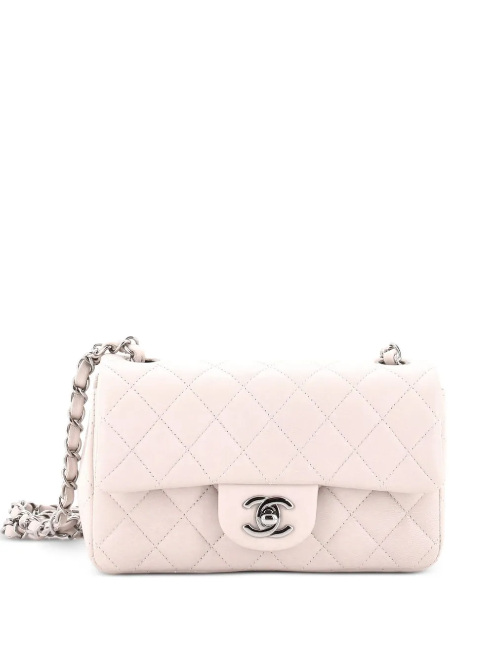 CHANEL Pre-Owned Classic Single Flap Bag Quilted Lambskin Mini crossbody bag - Toni neutri