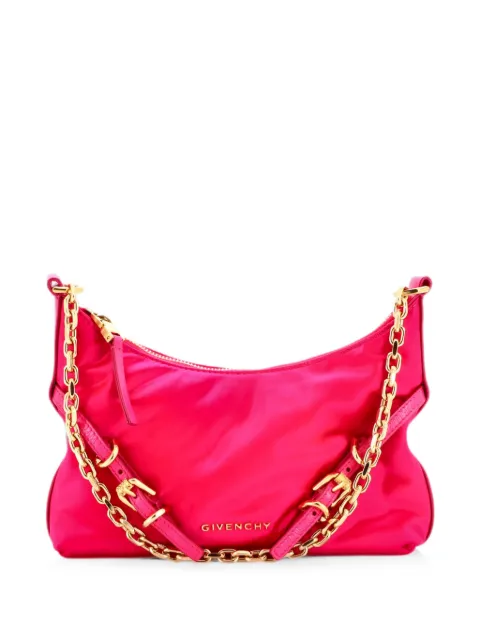Givenchy Pre-Owned Voyou Party Satin with Leather Mini shoulder bag