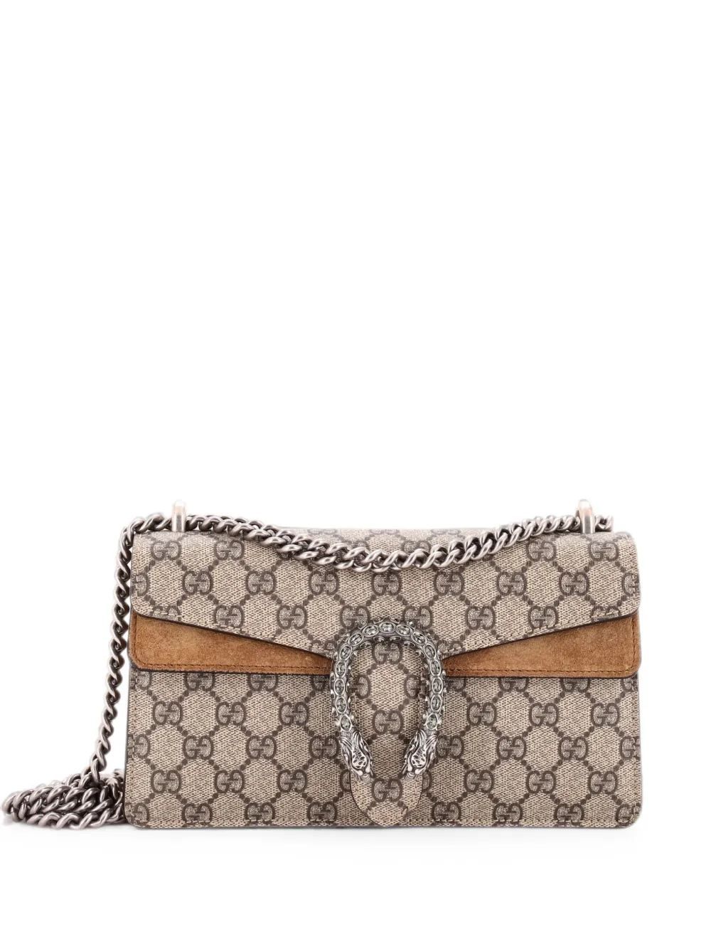 Gucci Pre-Owned Dionysus Bag GG Coated Canvas Small shoulder bag - Marrone
