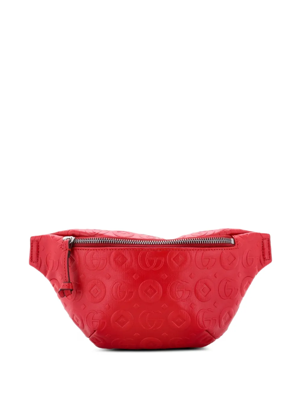 Gucci Pre-Owned Children's Embossed Leather belt bag - Rosso