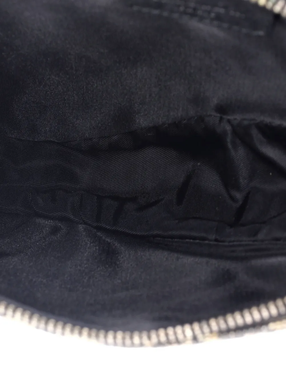 Dior Pre-owned Vintage Saddle Bag Diorissimo Canvas Mini Clutch Bag in Blue, view 5