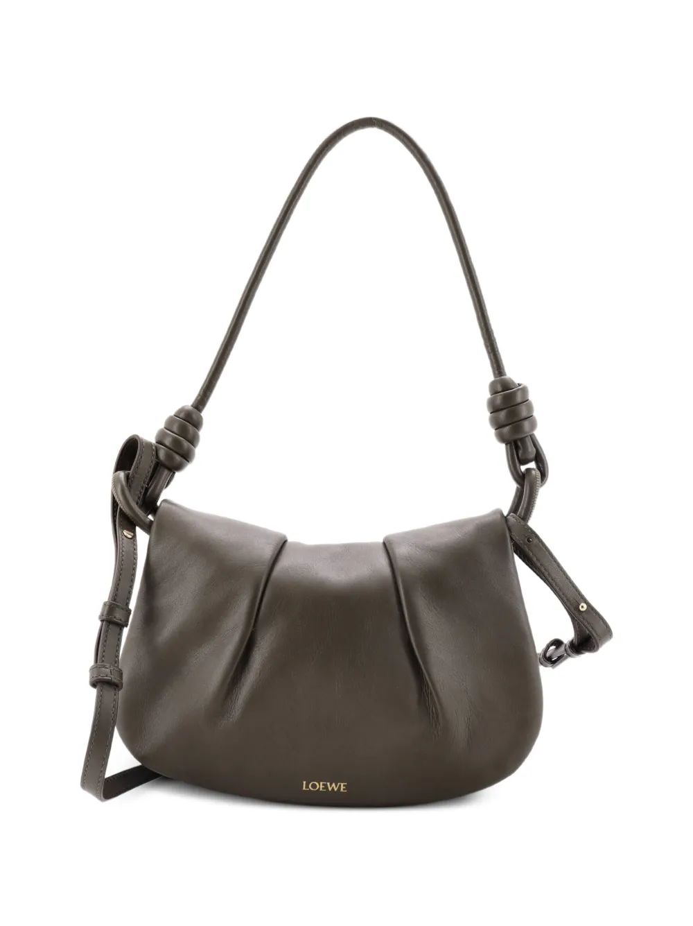 Loewe Pre-Owned Paseo Leather shoulder bag - Grün
